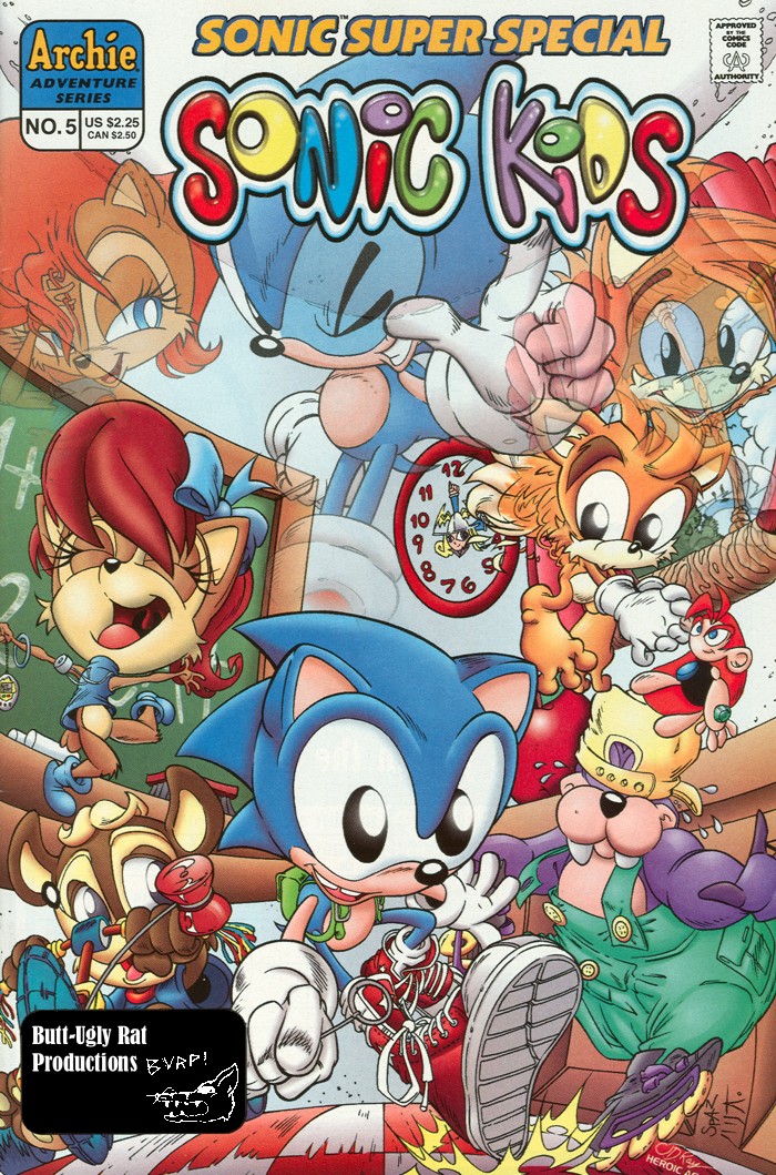 Sonic - Archie Adventure Series (Special) 1998b  Comic cover page